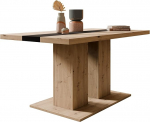 Mirjan24 Tageni kohvilaud, 110 x 60 x 53 cm, stiilne ristk&uuml;likukujuline diivanilaud, kohvilaud, teelaud, elutoa laud, k&uuml;ljelaud (Artisan Oak / Artisan Oak + Black)