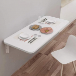 Raske kokkupandav laud seinale paigaldatud pesumaja t&ouml;&ouml;koha ruumi s&auml;&auml;stev s&uuml;learvuti arvuti laud koos Drop Leaf s&ouml;&ouml;mise funktsiooniga 20kg v&otilde;imsus suurus: 120x40cm