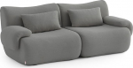 Modulaarne 2-kohaline diivan Boucle Cover Cloud Grey eemaldatavad padjakatted (Cloud Grey, 2-kohaline)
