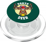 Weihnachtsmann Hirsch Lustig Jagd Weihnachten PopSockets PopGrip f&uuml;r MagSafe PopSockets PopGrip f&uuml;r MagSafe