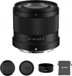 VILTROX AF 50 mm F2.0 Air Z Lens for Z-Mount, Wide Angle Lens with Large Aperture Auto Focus Standard Fixed Focal Length Full Format Compatible with Nikon Z-Mount Z8 Z9 Z6 Z7 Z6II Z7II Z5 Z50 ZF Z30