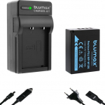 Blumax aku &uuml;hilduv Fujifilm NP-W126s [1140mAh] + laadija Fuji NP-W126 X-A1 X-A7 X-E5 X-H1 X-M5 / X-Pro3 X-S10 X-T3 X-T30 III X-T200 jaoks