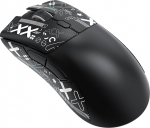 ATTACK SHARK R1 59g &uuml;likerge hiir kleeplindiga, PixArt PAW3311 m&auml;ngusensor, BT/2.4G traadita/juhtmega m&auml;nguhiir, 6 reguleeritavat DPI kuni 18000, 65 tundi akut (must)