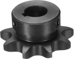 hankimise kaart #40 Chain Roller Sprocket t&uuml;&uuml;p C, 5/8 Inch Bore 16 hammaste &uuml;heahelaline ketiratas, s&uuml;sinikterasest, Keyway koos komplektkruvidega