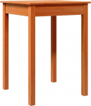 vidaXL s&ouml;&ouml;gilaud Wax Brown 55 x 55 x 75 cm Massiivne m&auml;nnipuit