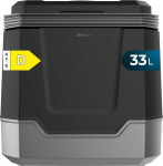 Cecotec Minik&uuml;lmik Bolero TravelCooling 33L D. Kaasaskantav elektriline k&uuml;lmik 33L, 12V-220V, autole ja haagissuvilale, jahutus-/soojendusfunktsioon (8-65&ordm;C), PU isolatsioon, energiaklass D