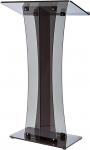 Podium, Acrylic Podium, Pulpit for Churches, Portable Podium Stand, Classroom Teacher Podium for Restaurants, Weddings, Office
