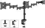 Maclean MC-691 3-Way Desk Mount Multi Monitor Arm Monitor Mount 13 - 27 tolli 3 x 8 kg VESA 75 x 75 100 x 100