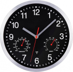 Seinakell ilma tiksumise m&uuml;ra Raadio raadio teel juhitav kell seinale must koos temperatuuri ja &otilde;huniiskusega 25 cm akutoitega Suur Vintage kaasaegne vaikne kell seinale k&ouml;&ouml;ki magamistoas elamiseks