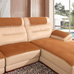 YEARLY Grid Non-Slip Diivan Cover, Honeycomb Hole Leather Diivan Hrows Couch Cover Four Seasons Made of Fabric Nordic Modern Furniture Protectors Sofa Towel A 70 x 180 cm (28 x 71 tolli)