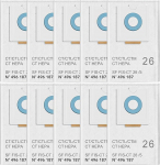 496187 Tolmukoti tarvikud Festool Selfclean CT 26/CTM 26 E/CTL 26E Cleantec seeria tolmuimeja SC FIS-CT 26/5 tolmuimeja varuosad, 10 tk.