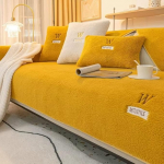 Diivan Deckungsm&ouml;glichkeitenschutzabdeckungssofa Slipcover-Sofa-deckungssofa-Decke Winter Lamm Diivan Kissen Pl&uuml;schkissen Verdickte Nicht-schlupf-Sofa Diivan Diivan Cover ( V&auml;rv : K , Suurus : 110x180c