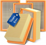 VIOKS 5 x lame plisseeritud tolmuimeja filter asendusfiltrid K&auml;rcher KFI 4410 2.863-005.0 28630050 MV4 MV6 WD4 WD5 WD6 Filter tolmuimejale K&auml;rcher WD4 filter K&auml;rcher WD5 filter K&auml;rcher WD6 filter K&auml;rcher WD5 filter K&auml;rcher WD6