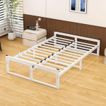 Voodi 140 x 190 cm lamelliraamiga, metallist voodi, 140 x 190-32 cm k&otilde;rgune hoiuvoodi, voodiraam, 140 x 190 cm, metallist platvormvoodi, k&uuml;lalisvoodi, kaheinimesevoodi, ei vaja karpvoodit.