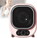 Kaasaskantav kondensaatorkuivati, v&auml;ike, 5 kg mahutavus, kompaktne kuivati, 0,8 kg koormus, energias&auml;&auml;stlik, ideaalne v&auml;ikestesse ruumidesse, ideaalne v&auml;ikestesse ruumidesse (roosa)