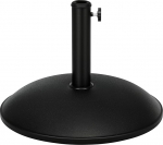 Outsunny P&auml;ikesevarju statiiv Roostevabast terasest vihmavarju statiiv koos k&auml;epidemetega, poolringikujuline vihmavarju hoidja, vihmavarju raskus p&auml;ikesevarjule l&auml;bim&otilde;&otilde;t 3,8 - l&auml;bim&otilde;&otilde;t 4,8 cm, r&otilde;dule, terrassile, aeda, pronks, must