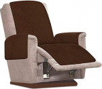 Toolikate Relax koos k&auml;etugede ja taskutega, 1-kohaline, veekindel, polsterdatud, libisemisvastase rihmaga, toolikate (Camel)