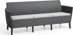Keter Divano 3 posti Salemo 3-kohaline diivan Graffite