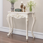 Stil Vintage Diele Konsole Tisch - Eleganter Flur Foyer Diivan Tisch mit Beinen f&uuml;r dekorative M&ouml;bel Display
