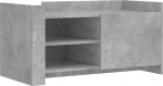 vidaXL kohvilaud betoonist hall 100 x 50 x 50 cm puitmaterjali
