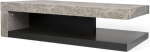Tema Home Detroit kohvilaud, puit, betoon (melamiin) / puhas must (matt), 110x65x29 cm