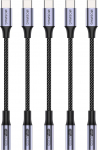 MOSWAG USB Type C ja 3,5 mm k&otilde;rvaklapipesa adapter, audio USB C ja Aux dongle kaabel iPhone 16 Pro Max/16 Pro/16 Plus/16/15 Pro/15, Samsung Galaxy S24 S23 S22 S21 S20, Huawei, Pixel, iPad ja muud seadmed