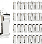 DonLeeving 50tk 1/2" lai metallist mini klambrid Alligator klambrid kevadel klambrid testjuhtme kaabli klamber (h&otilde;bedane)