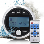 Geloo Boat Marine Stereo Radio, Boat Radio Veekindel FM AM vastuv&otilde;tja MP3 Media Player vastuv&otilde;tja Universal paatide, paatide, jahtide, merelaevade jaoks.