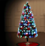 Weihnachtsbaum, Glasfaser-Baum, Niederspannung, RGBY, 90 cm k&otilde;rg, Bunte Lichter, ideal f&uuml;r Weihnachtsdekoration