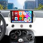 SIXWIN 4+64G Android 13 autoraadio koos CarPlay/Android Car/Mirror Linkiga Fiat 500 2007-2015.9-tolline HD puuteekraan toetab WiFi GPS Bluetooth 5.0 FM/RDS 32EQ