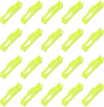 hankimise kaart 20 t&uuml;kki servo pikenduskaabli klambrid servokaabli ohutusliitmik juhtme juhtme luku lukuga RC auto lennuk paadi DIY Y adapteri kaabel kollane