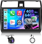 4G 64G VECHTEL Android 15 autoraadio Suzuki Swift 2005-2010, Q-Snapdragon, 8-tuumaline, Carplay Android auto Bluetooth WiFi GPS RDS/FM DSP, 10.1-tolline puuteekraan 1280 x 720, raadio 2 DIN AHD tagantpoolt