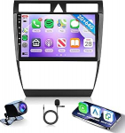 2G + 64G juhtmevaba Carplay Android autoradio 2 DIN Audi A6 C5 1997-2004 S6 1999-2004 RS6 2002-2006 9-tolline autoraadio Android auto navigatsiooniga GPS WiFi peeglilink Bluetooth FM/RDS/EQ/SWC tagumine