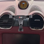 HIGH FLYING 718 Boxster, Cayman, Spyder 2016-2023 jaoks mobiiltelefoni hoidja, auto ventilatsiooni autohoidja, ainult vertikaalseks kasutamiseks (s&uuml;sinikkiust tera)