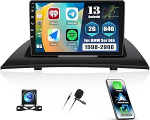 SIXTOP [2G + 64G] Android 13 autoraadio Bluetoothiga BMW X3 E83 2004-2010 koos Carplay Android autoga, 9-tolline puuteekraaniga raadio koos GPS WiFi FM/RDS EQ Mirror Link + tagurduskaamera ja mikrofoniga