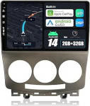 Android 13 IPS autoraadio sobib Mazda 5 (2005-2010) - 2G + 32G - Sisseehitatud Carplay/Android Car - Tagurduskaamera tasuta - 9-tolline 2 DIN - Toetab roolijuhtimist 4G WiFi DAB Fast