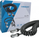 VSG 24 Trailer Set Elite - haagise pikenduskaabel tagurduskaameratele ja tagurduss&uuml;steemidele Universaalne autokaamera kaabel 4-poldiline veoauto traktori haagise kaabel ilmastikukindel IP67 29103