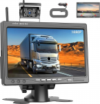 Inefala traadita tagurduskaamera 7-tollise HD IPS monitoriga, numbrim&auml;rk IP69 veekindel auto tagurduskaamera &ouml;ise n&auml;gemisega autodele, veoautodele, maasturitele, kaubikutele