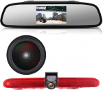 HD pidurivalgustuse tagurduskaamera parkimisabi koos reguleeritava nurgaga, mis &uuml;hildub Toyota Proace Verso Box / Citroen Berlingo B9 Mk2 MK3 / Opel Combo / X19 K9 / Peugeot Partner Tepee / Rifteriga