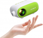 wondywe Mini projektor kingituseks lastele multifilmide / filmide vaatamiseks - 137-tolline pildi suurus, 480P, toetab TV Stick/PC/USB Drive/DVD - Mini projektor poistele ja t&uuml;drukutele