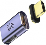 IVIVTOR HDMI Magnet adapter 8k - Magnetiline HDMI adapter t&uuml;&uuml;p A mees-naine - vasakpoolne magnet Hdmi 2.1 s&uuml;learvutile mobiiltelefonile HDTV-le