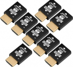 8 Pack Mini HDMI EDID emulaator Passthrough - 1080P kuni 4K@60Hz | Kompaktne disain | Toetab HDMI l&uuml;liteid, laiendajaid, AV-vastuv&otilde;tjaid, video jagajat 3840x2160@60Hz