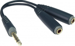 Klotz Adapter St. Klinke / 2x Buchse