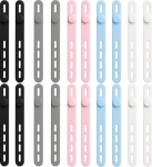 10 x Silikon-Kabelbinder