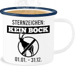 Email tinamug - avaldus - sodiaagim&auml;rk Keinbock - must - 300 ml - valge sinine - avaldused No Buck Happy New Year koos