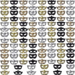 FEQO pakett 108 Veneetsia maskeerivat maski Karneval Vintage Antiik maskid Retro Veneetsia maskid meestele ja naistele