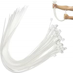 Eastrise kaablisidemed paksud rasked rasked suured tugevad nailonist plastikust iselukustuvad kaablisidemed 450mm &times; 4.8mm ekstra pikad kaablisidemed (50tk / valge)