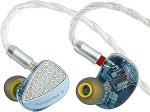 LINSOUL Kiwi Ears Orchestra II 10BA Professional In-Ear Monitor, HiFi juhtmega IEM k&otilde;rvaklapid suurep&auml;rase helitasakaaluga, k&auml;sitsi valmistatud kest k&otilde;ikidele inimestele ja muusikastiilidele (sinine)