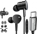 K&otilde;rvaklappide kaabli k&otilde;rvaklapid Deep Bass koos ENC m&uuml;rav&auml;hendusega - juhtmega k&otilde;rvaklapid mikrofoni m&uuml;raga t&ouml;&ouml;tavad, k&otilde;ne mikrofoni m&uuml;rasummutusega juhtmega k&otilde;rvaklapid Deep Bass k&otilde;rvaklapid (USB C t&uuml;&uuml;p C)