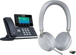 Yealink IP-telefon SIP-T54W VoIP-telefon must + BH72 Lite Teams USB-A